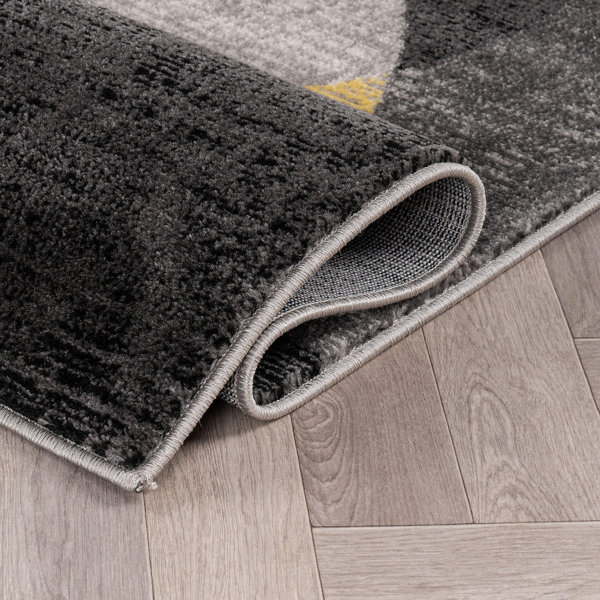 World Rug Gallery Fulton Geometric Machine Woven Polypropylene Area Rug